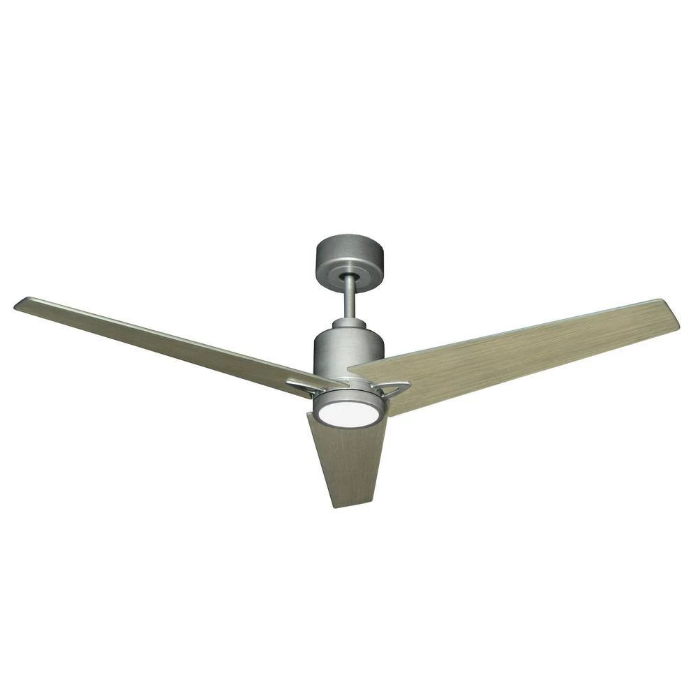 Reveal WiFi 52 in. Integrated LED Indoor/Outdoor Brushed Nickel Ceiling Fan with Light with Remote Control by TroposAir - Image 2