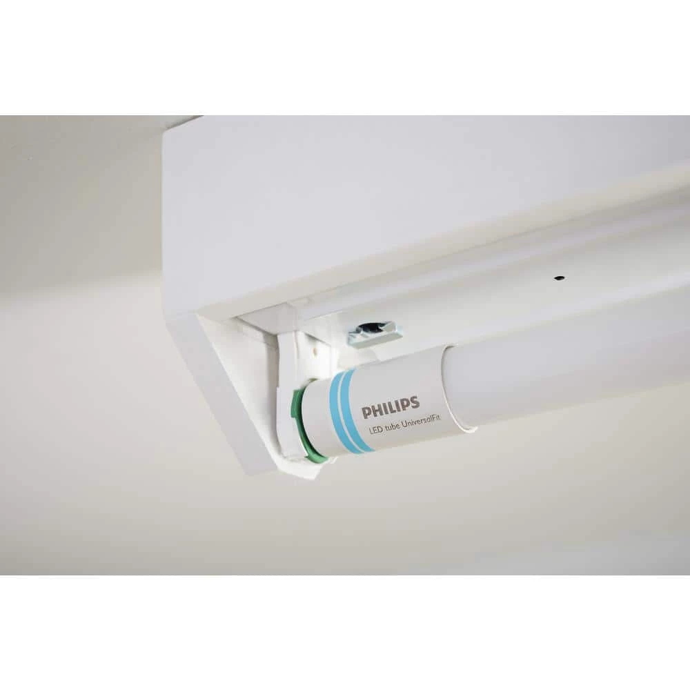 32W T8/40W T12 Equivalent 4 ft. Type A Linear Universal Fit Daylight LED Tube Light Bulb (5000K) (2-Pack) by Philips - Image 13