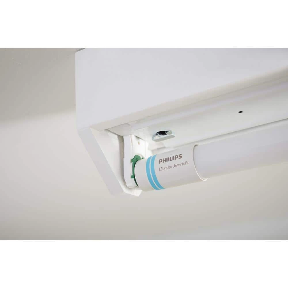 32W T8/40W T12 Equivalent 4 ft. Type A Linear Universal Fit Daylight LED Tube Light Bulb (6500K) (2-Pack) by Philips - Image 13