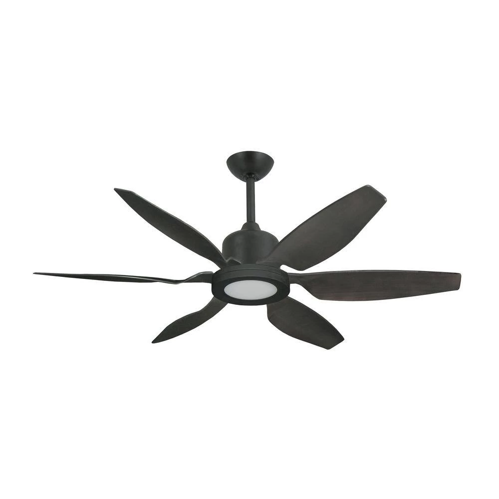 Titan II Wi-Fi 52 in. Resin Indoor/Outdoor Oil Rubbed Bronze Smart Ceiling Fan with Remote Control with 610 LED Light by TroposAir - Image 2