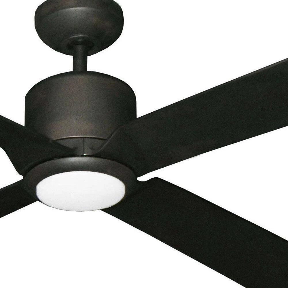 Estero 52 in. Integrated LED Indoor/Outdoor Oil Rubbed Bronze Ceiling Fan with Light and Remote Control by TroposAir - Image 2