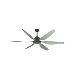 Titan II Wi-Fi 66 in. Indoor/Outdoor Oil Rubbed Bronze/Stone Smart Ceiling Fan with Remote Control by TroposAir