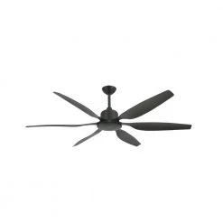 Titan II Wi-Fi 66 in. Indoor/Outdoor Oil Rubbed Bronze Smart Ceiling Fan with Remote Control by TroposAir