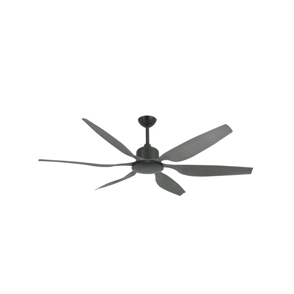 Titan II Wi-Fi 66 in. Indoor/Outdoor Oil Rubbed Bronze/BN Smart Ceiling Fan with Remote Control by TroposAir