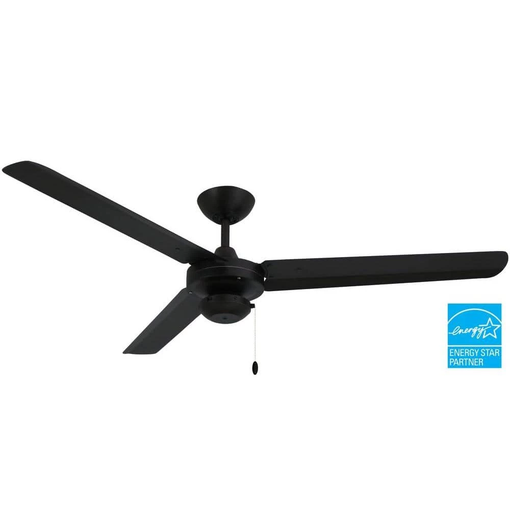 Tornado 56 in. Oil Rubbed Bronze Indoor/Outdoor Ceiling Fan by TroposAir