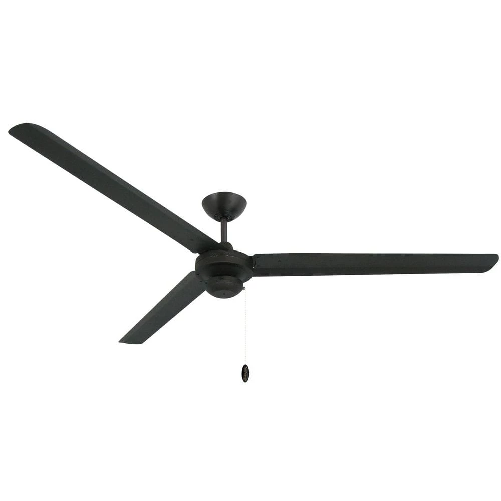 Tornado 72 in. Indoor/Outdoor Oil Rubbed Bronze Ceiling Fan by TroposAir - Image 2