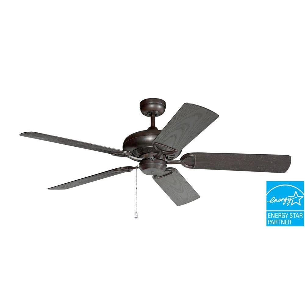 ProSeries Deluxe Builder 52 in. Oil Rubbed Bronze Outdoor Ceiling Fan by TroposAir - Image 3