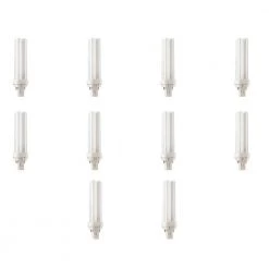 26-Watt G24d-3 CFLni 2-Pin Light Bulb Cool White (4100K) (10-Pack) by Philips