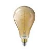 40-Watt Equivalent A50 Dimmable Vintage Glass Edison LED Large Light Bulb Amber Warm White (2000K) by Philips