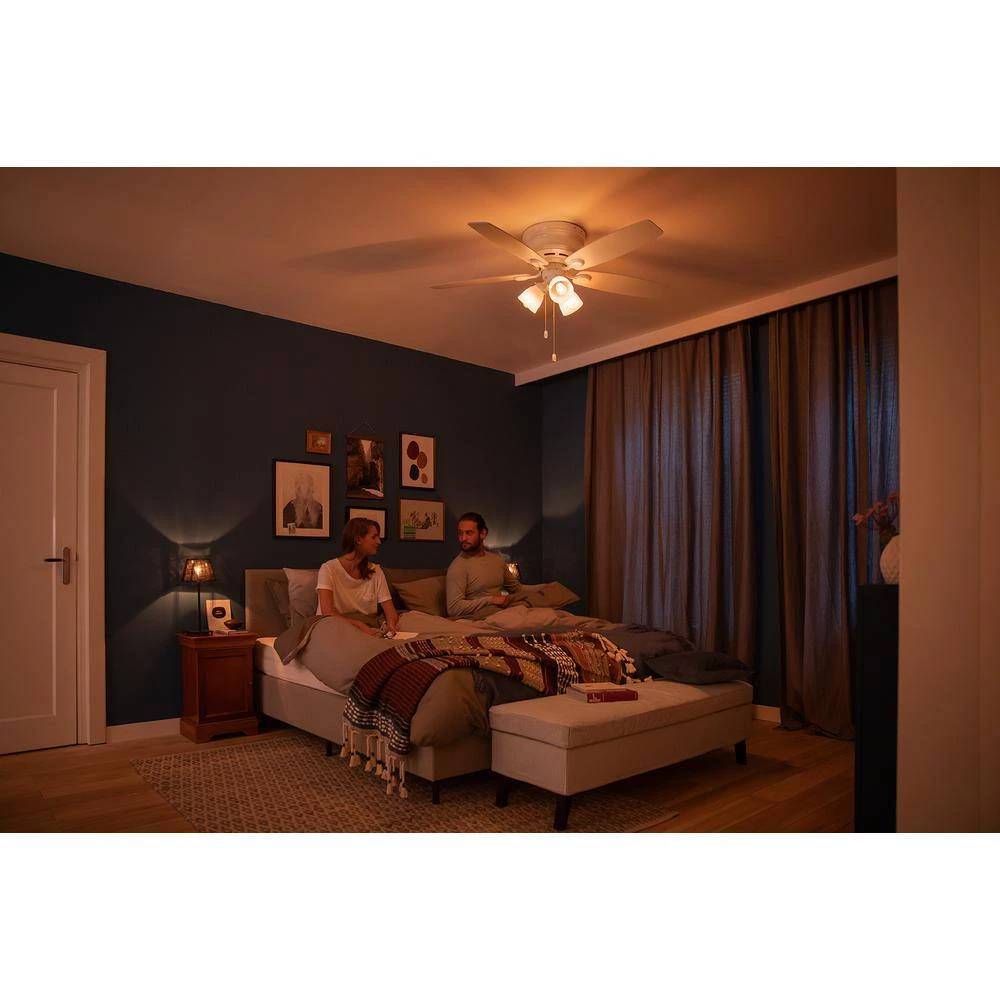 60-Watt Equivalent A15 Dimmable Candelabra Base LED Light Bulb Soft White with Warm Glow Dimming Effect (4-Pack) by Philips - Image 3