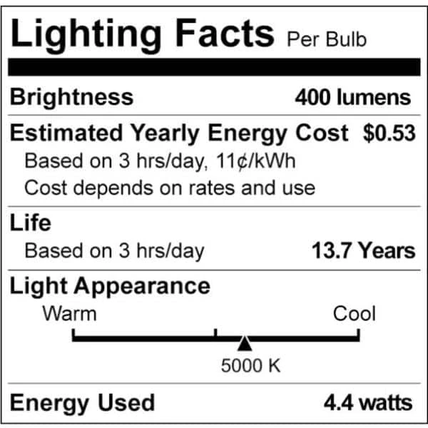 40-Watt Equivalent ST19 Clear Glass Dimmable E26 Vintage Edison LED Light Bulb Daylight 5000K (2-Pack) by Philips - Image 7