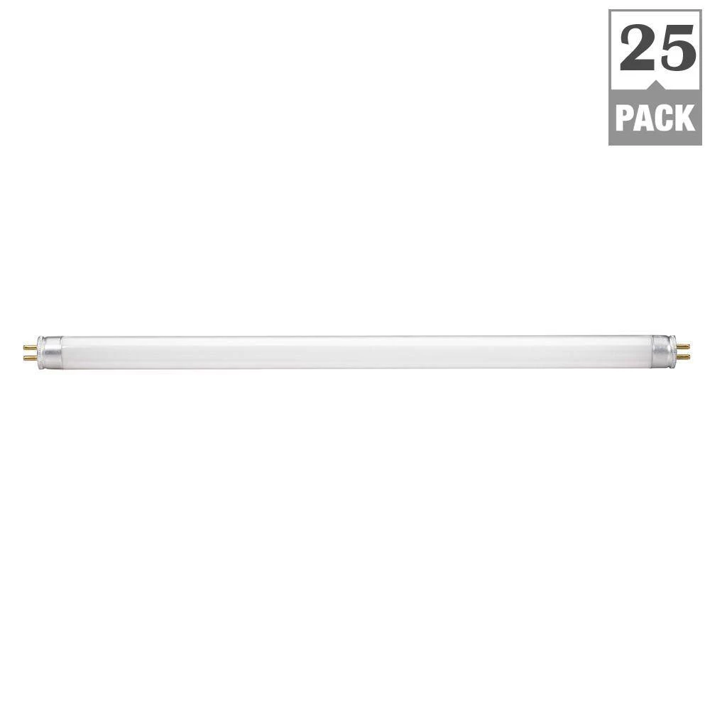 8-Watt 12 in. Linear T5 Fluorescent Tube Light Bulb, Cool White (4100K) (25-Pack) by Philips - Image 7