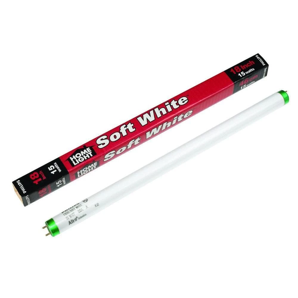 15-Watt 18 in. Linear T8 Fluorescent Tube Light Bulb Soft White (3000K) Tube Light Bulb (6-Pack) by Philips - Image 4