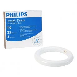 22-Watt 8 in. Linear T9 Fluorescent Tube Light Bulb Daylight Deluxe (6500K) Circline by Philips
