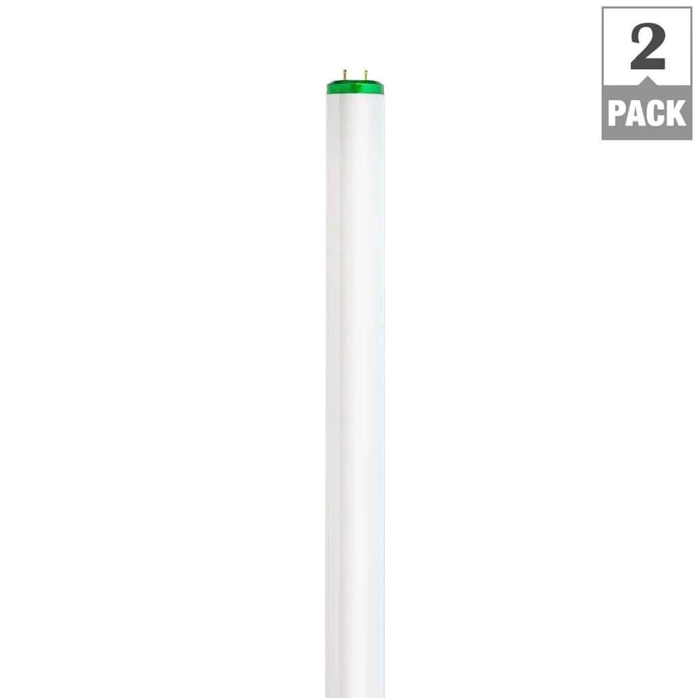 32-Watt 4 ft. Alto Linear T8 Fluorescent Tube Light Bulb, Cool White (4100K) (2-Pack) by Philips - Image 5