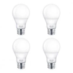 60-Watt Equivalent A19 SceneSwitch LED Light Bulb Daylight(5000K)/Soft White(2700K)/Warm Glow(2200K) (4-Pack) by Philips