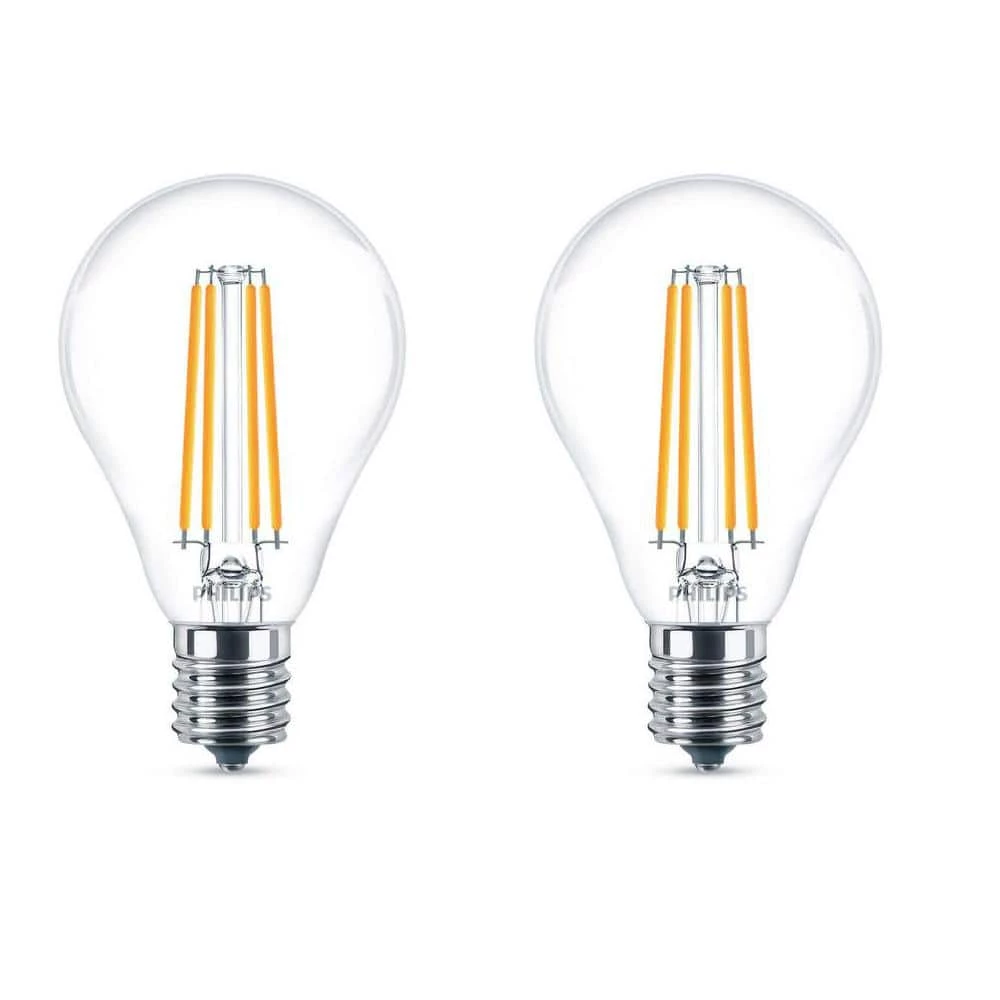40W Equivalent Daylight A15 Dimmable LED Light Bulb (2-Pack) by Philips