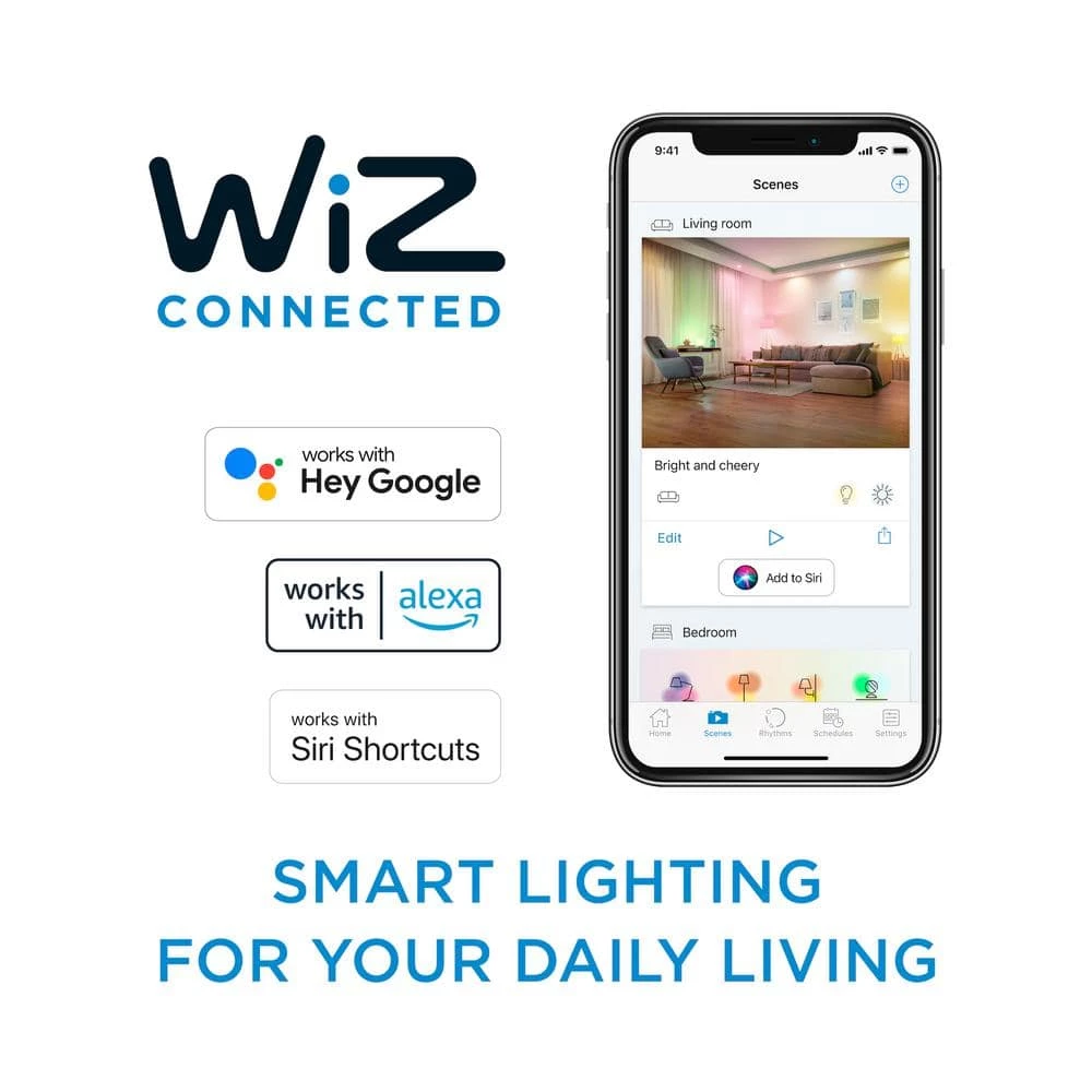 Soft White A21 LED 100W Equivalent Dimmable Smart Wi-Fi Wiz Connected Wireless LED Light Bulb by Philips - Image 6