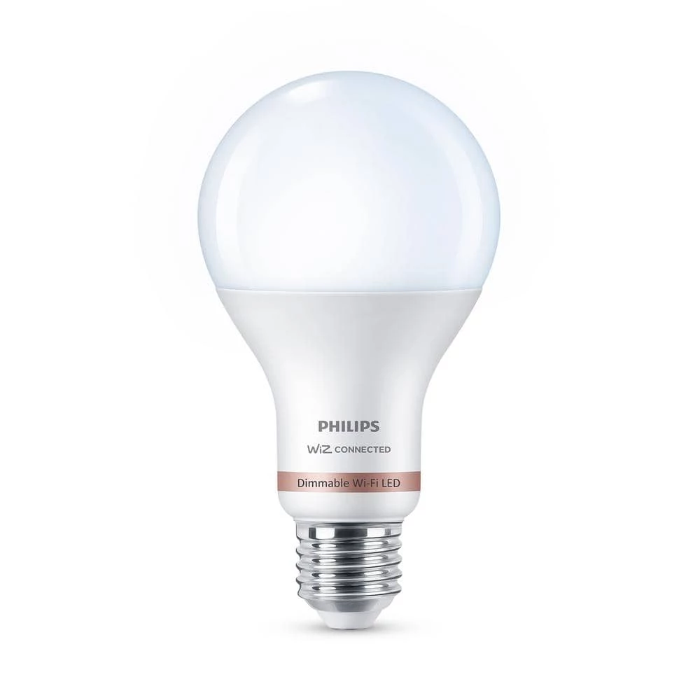 Daylight A21 LED 100W Equivalent Dimmable Smart Wi-Fi Wiz Connected Wireless LED Light Bulb by Philips
