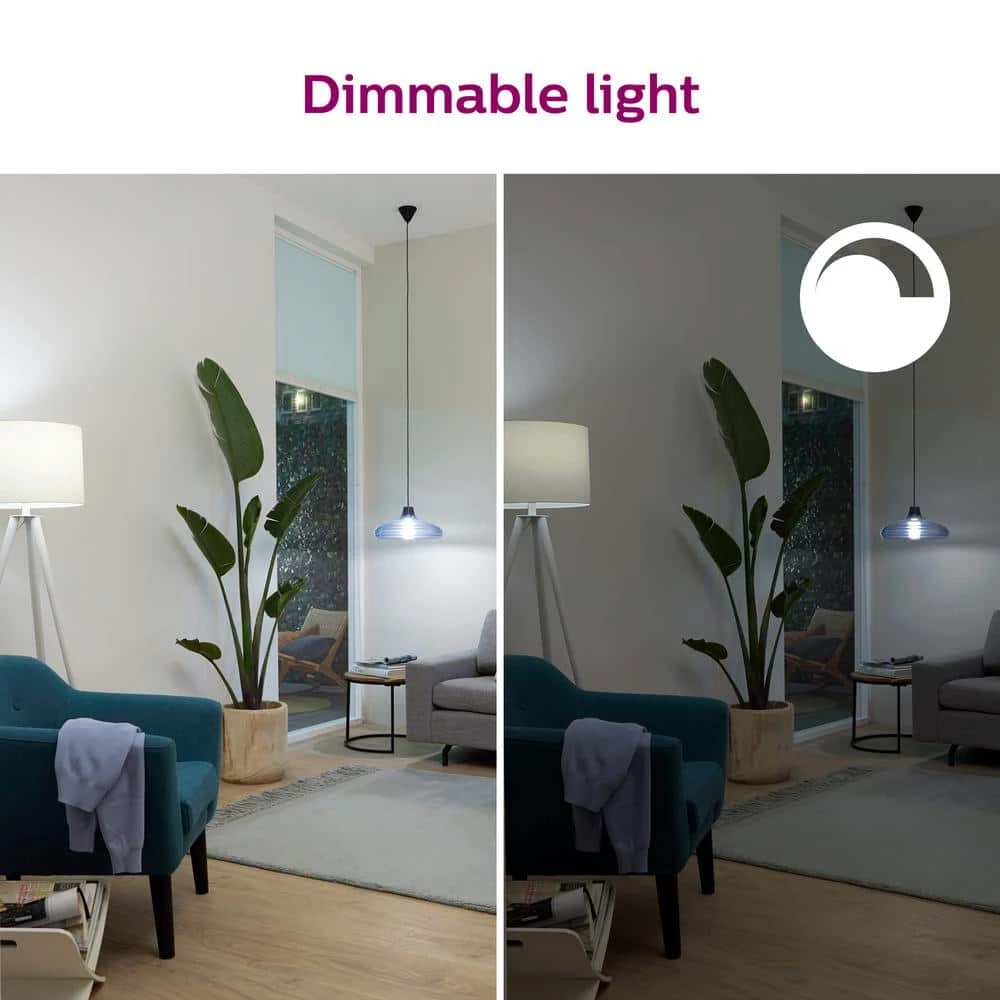 Daylight A21 LED 100W Equivalent Dimmable Smart Wi-Fi Wiz Connected Wireless LED Light Bulb by Philips - Image 8