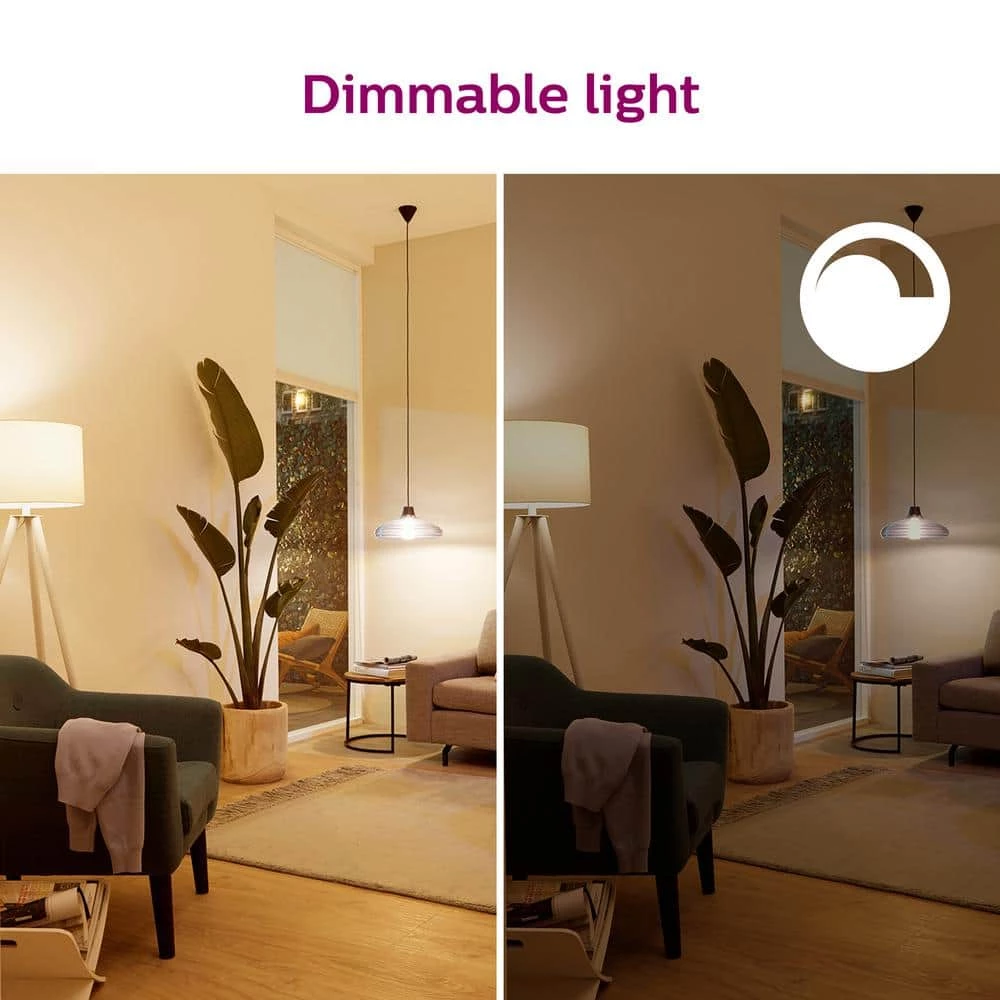Color and Tunable White A21 LED 100-Watt Equivalent Dimmable Smart Wi-Fi Wiz Connected Wireless LED Light Bulb by Philips - Image 2