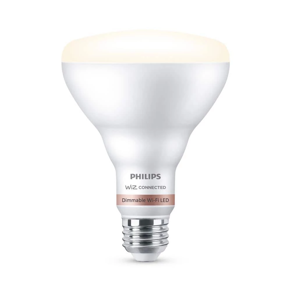 Daylight BR30 LED 65W Equivalent Dimmable WiZ Connected Smart Light Bulb by Philips