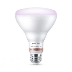 Color and Tunable White BR30 LED 65-Watt Equivalent Dimmable Smart Wi-Fi Wiz Connected Wireless Light Bulb by Philips