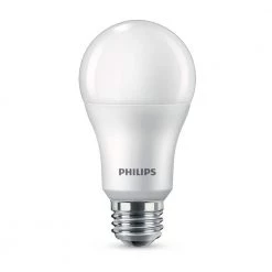 100-Watt Equivalent A19 Non-Dimmable E26 LED Light Bulb Soft White 2700K (4-Pack) by Philips