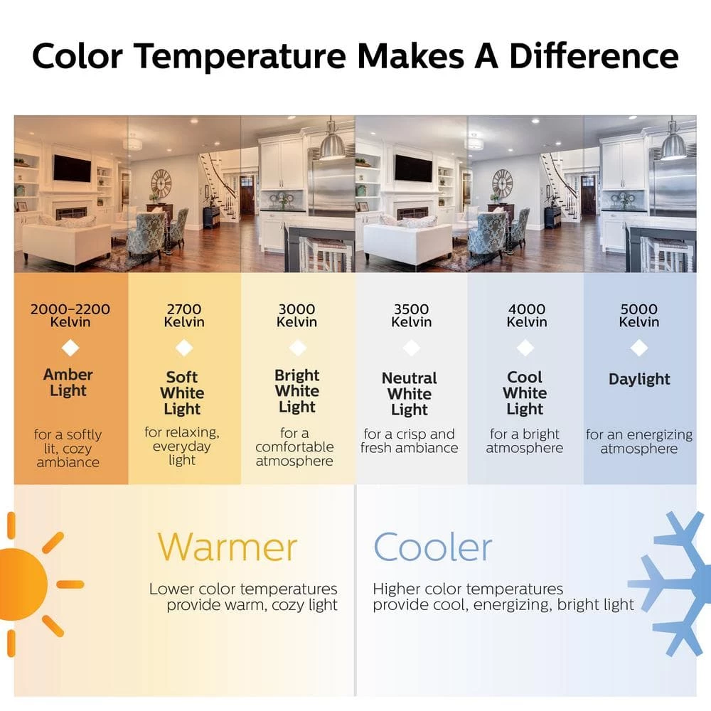 100-Watt Equivalent A19 Non-Dimmable E26 LED Light Bulb Daylight 5000K (4-Pack) by Philips - Image 2