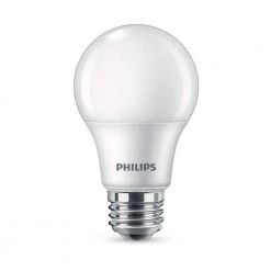 60-Watt Equivalent A19 Non-Dimmable E26 LED Light Bulb Daylight 5000K (4-Pack) by Philips