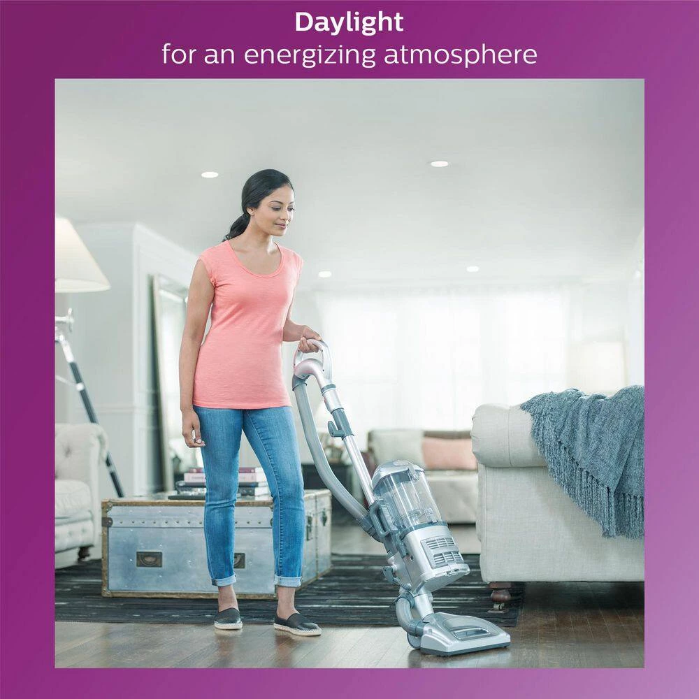 40-Watt Equivalent B11 Clear Glass Non-Dimmable E26 LED Light Bulb Daylight 5000K (3-Pack) by Philips - Image 7