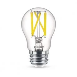60-Watt Equivalent A15 Ultra Definition Dimmable Clear Glass E26 LED Light Bulb Daylight 5000K (2-Pack) by Philips