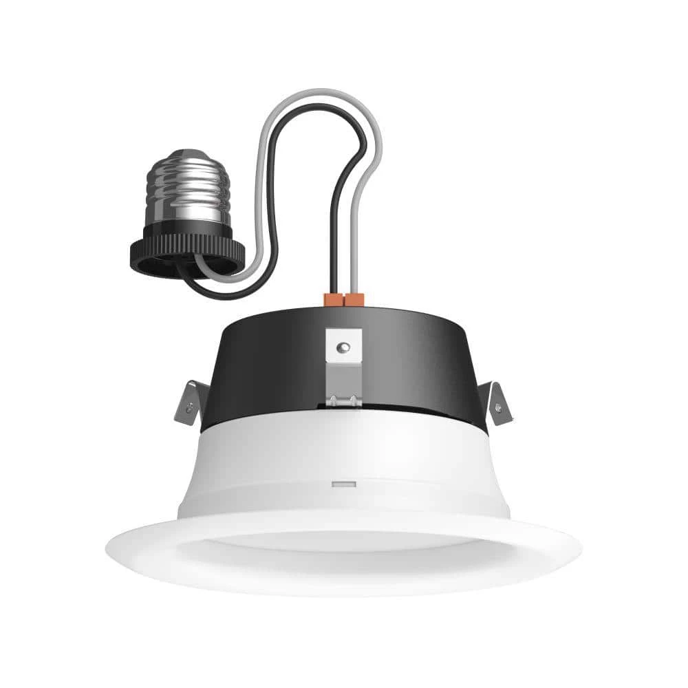 4 in. 5000K 65-Watt Equivalent Dimmable Integrated LED Daylight White Recessed Trim Downlight Flood Light Bulb (6-Pack) by Philips