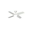 42 Starfire 42 in. Pure White Ceiling Fan with LED Light by TroposAir