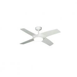 42 Starfire 42 in. Pure White Ceiling Fan with LED Light by TroposAir