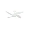 Tuscan 52 in. LED Pure White Ceiling Fan and Light with Remote Control by TroposAir
