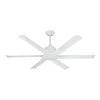 Titan II Wi-Fi 52 in. Indoor/Outdoor Pure White Smart Ceiling Fan with Remote Control by TroposAir