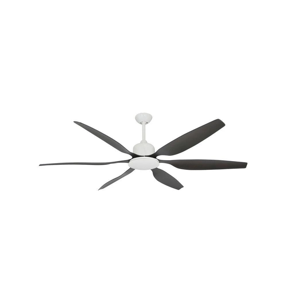 Titan II Wi-Fi 66 in. Indoor/Outdoor Pure White/ORB Smart Ceiling Fan with Remote Control by TroposAir - Image 2