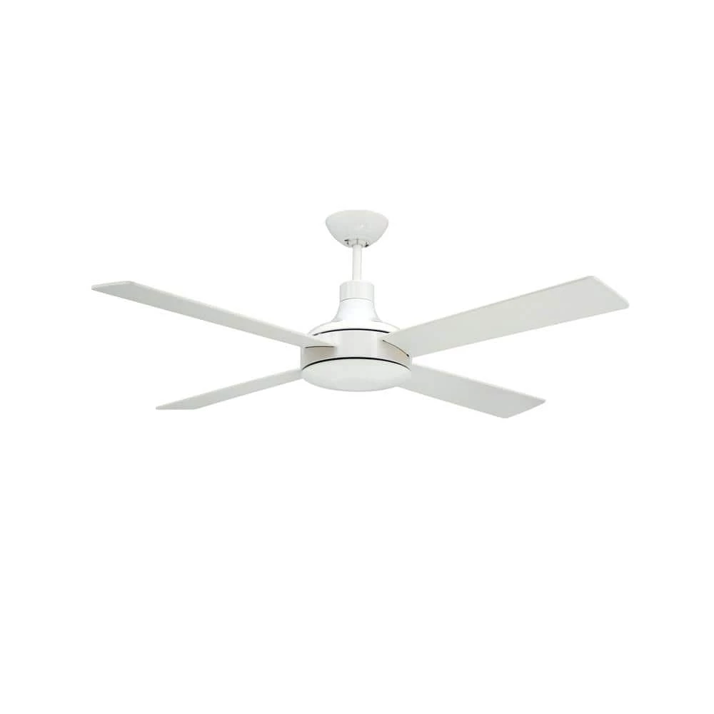 Quantum II 52 in. Pure White Ceiling Fan with Remote Control by TroposAir - Image 2