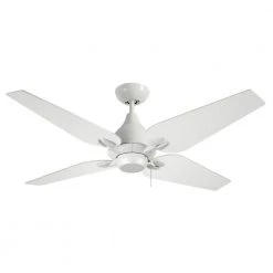 Reno 50 in. Pure White Ceiling Fan by TroposAir