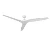 Evolution 72 in. Indoor/Outdoor Pure White Ceiling Fan with Remote Control by TroposAir