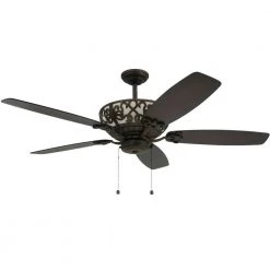 Excalibur 60 in. Rubbed Bronze Uplight Ceiling Fan by TroposAir