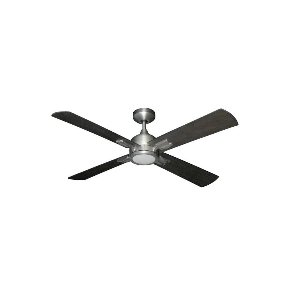 Captiva 52 in. LED Satin Steel Ceiling Fan and Light with Remote Control by TroposAir - Image 2