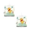 10.24 in. White Plastic Globe Disney Winnie the Pooh Children Kid Suspension Light Lampshade (2-Pack) by Philips