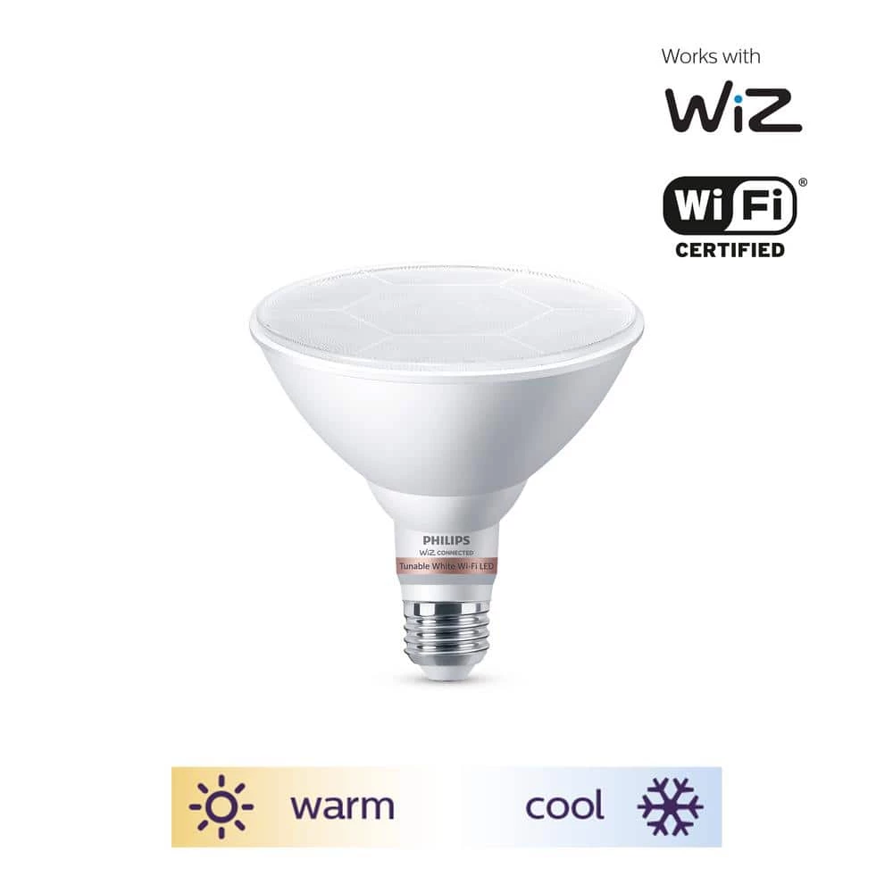 Tunable White PAR38 120W Equivalent Dimmable Smart Wi-Fi Wiz Connected LED Light Bulb by Philips - Image 3