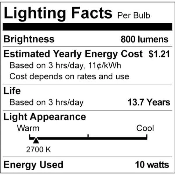 65-Watt Equivalent BR40 Ultra Definition Dimmable E26 LED Light Bulb Soft White with Warm Glow 2700K (1-Pack) by Philips - Image 7