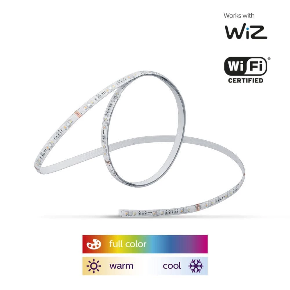 Color and Tunable White Dimmable Smart Wi-Fi Wiz Connected Light Strip (2M) by Philips - Image 3