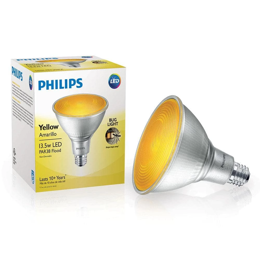 90-Watt Equivalent PAR38 LED Flood Yellow (4-Pack) by Philips - Image 6